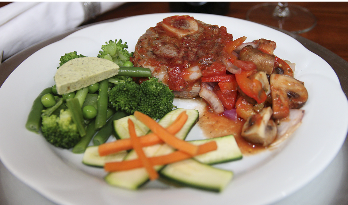 Kudu shanks “osso bucco” style